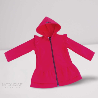 Detská softshell bunda - Lily red